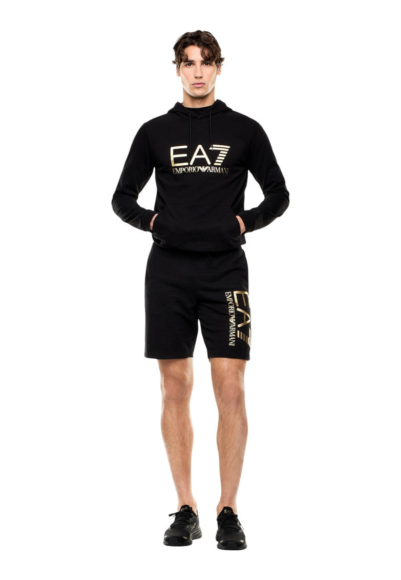 Black Graphic Logo Hoodie 3
