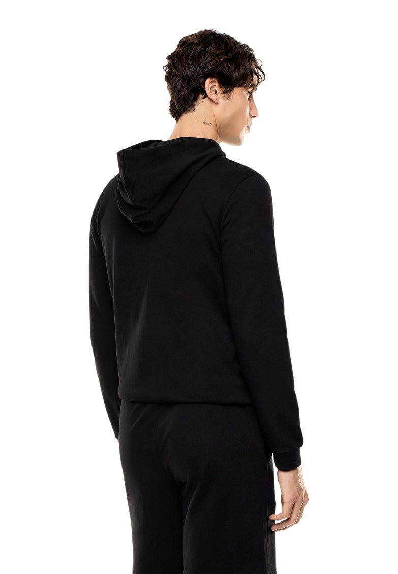 Black Graphic Logo Hoodie 4