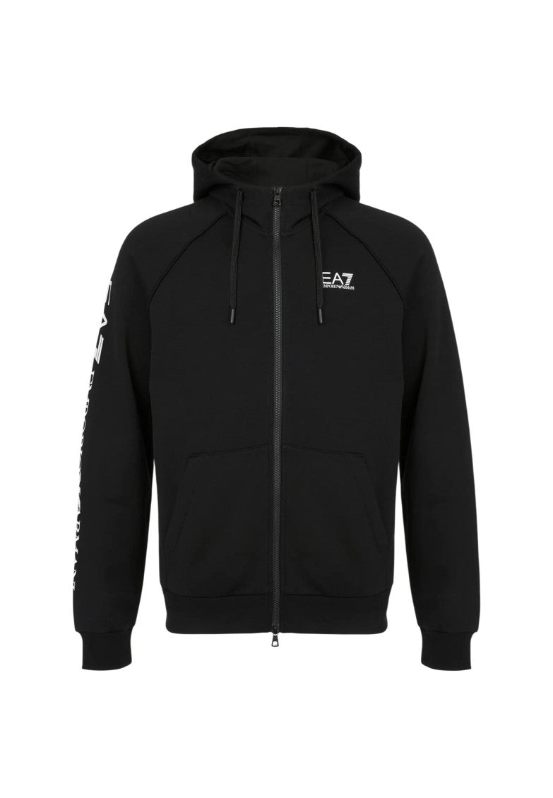 Black Graphic Logo Hoodie 1