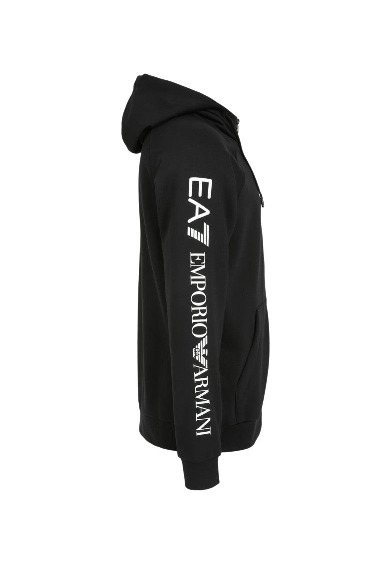 Black Graphic Logo Hoodie 2