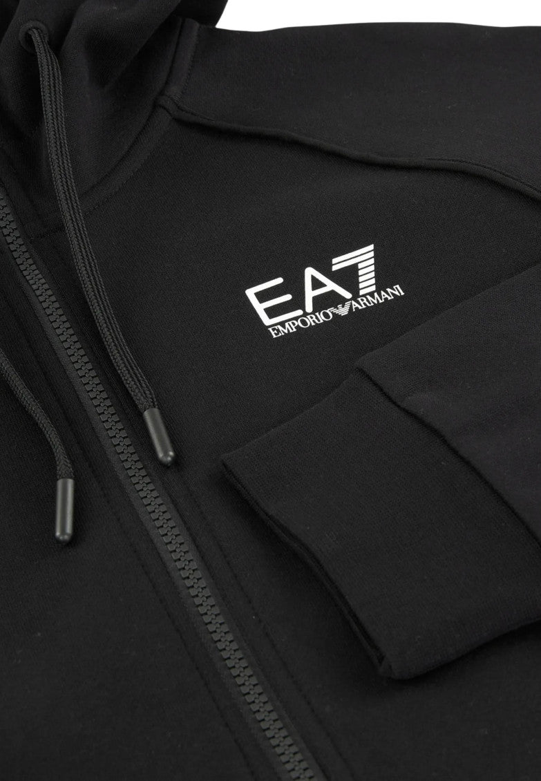 Black Graphic Logo Hoodie 4
