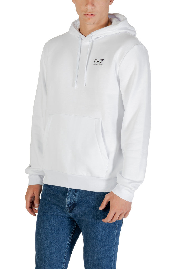 White Graphic Logo Hoodie 4