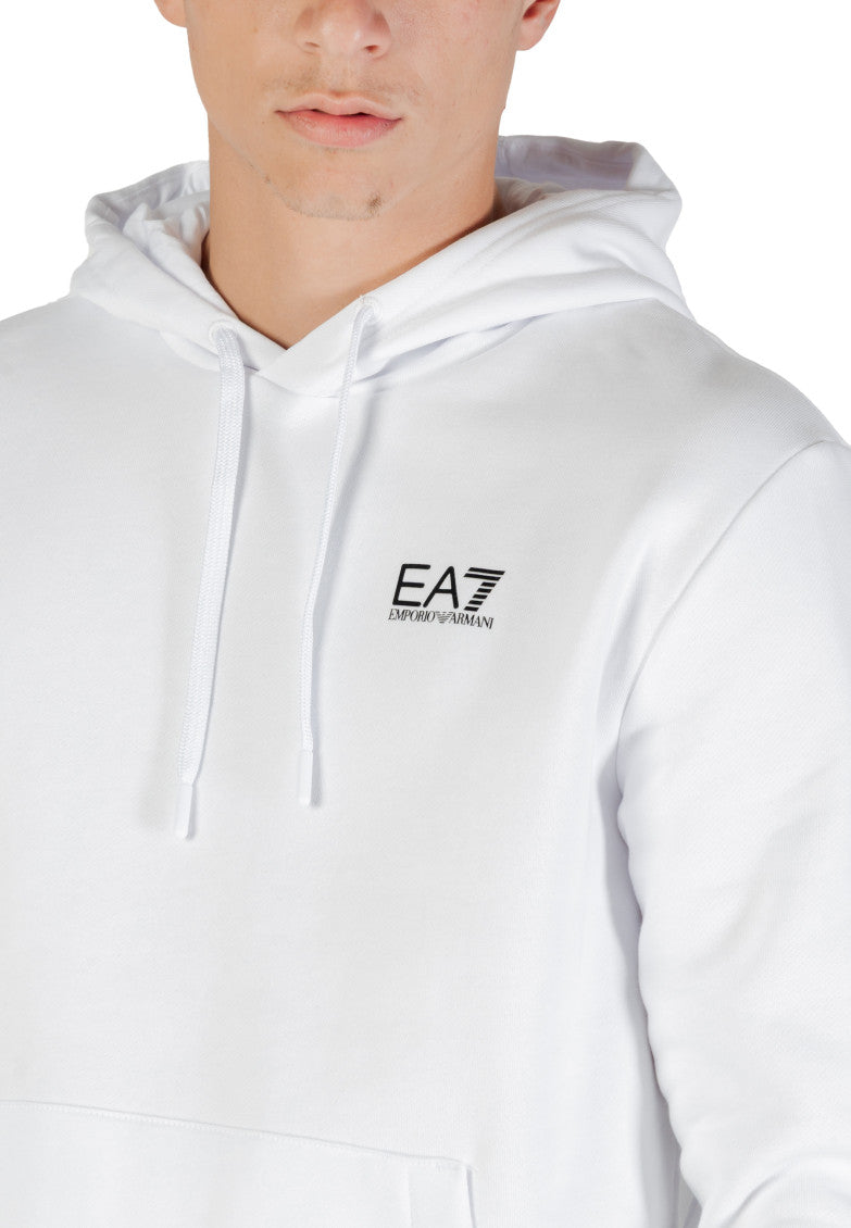 White Graphic Logo Hoodie 5