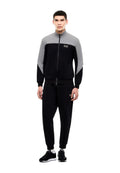 Black Color Block Tracksuit 1