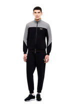 Black Color Block Tracksuit 1