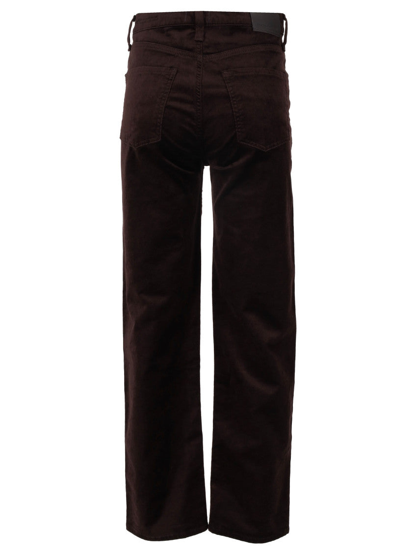Dark Brown Straight Pant 2