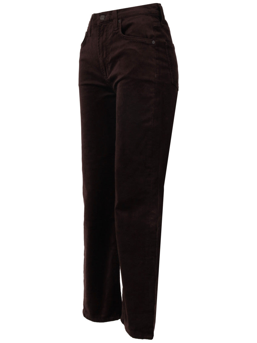 Dark Brown Straight Pant 4
