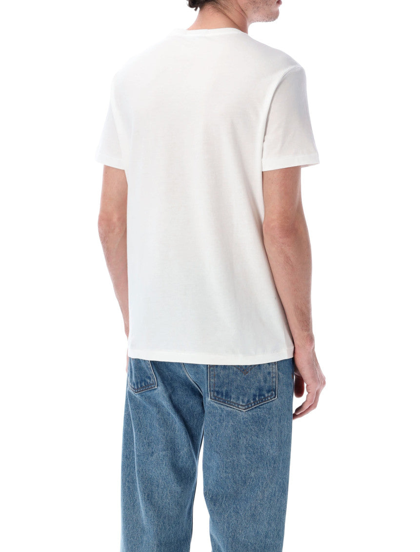 White Crew Neck T-Shirt 2