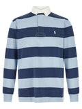Navy Blue Stripes Polo 1