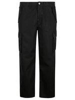 Black Regular Cargo Trousers 1