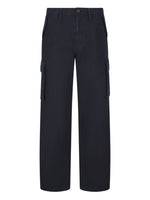 Navy Blue Cargo Trousers 1