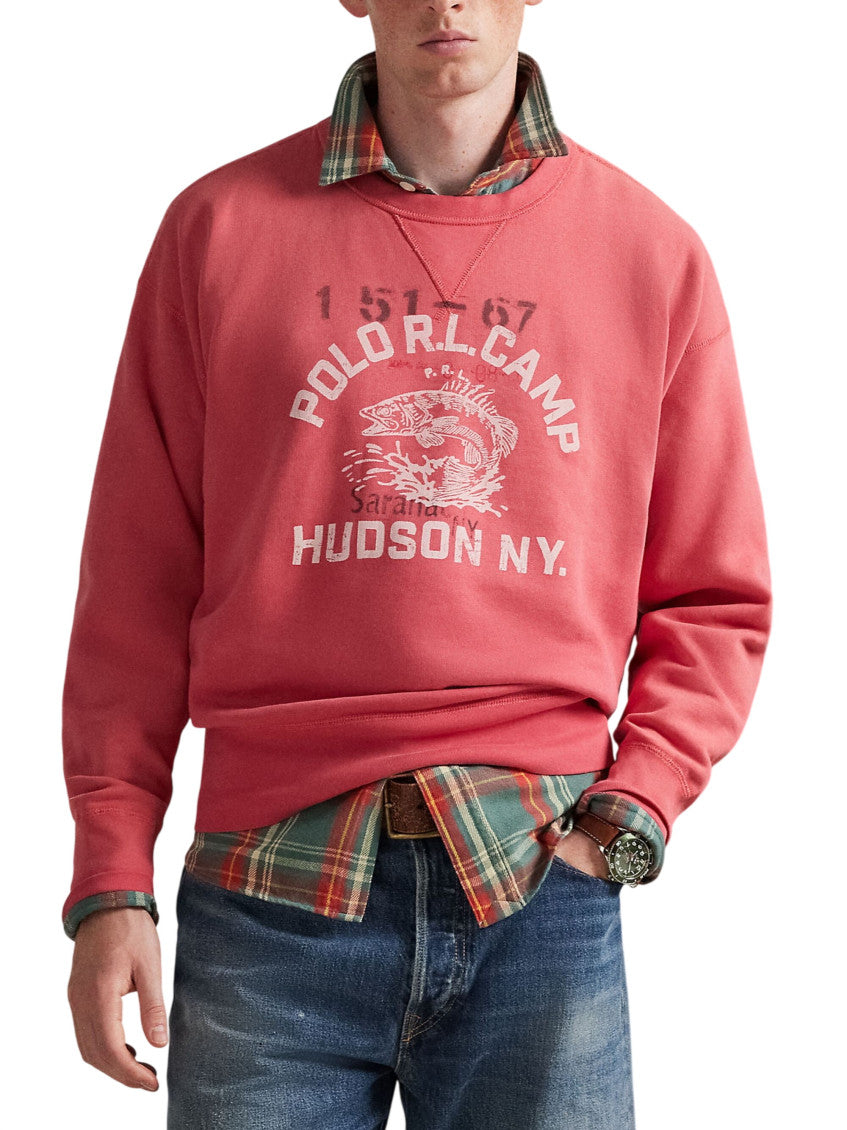 Pink Crew Neck Sweatshirt 2