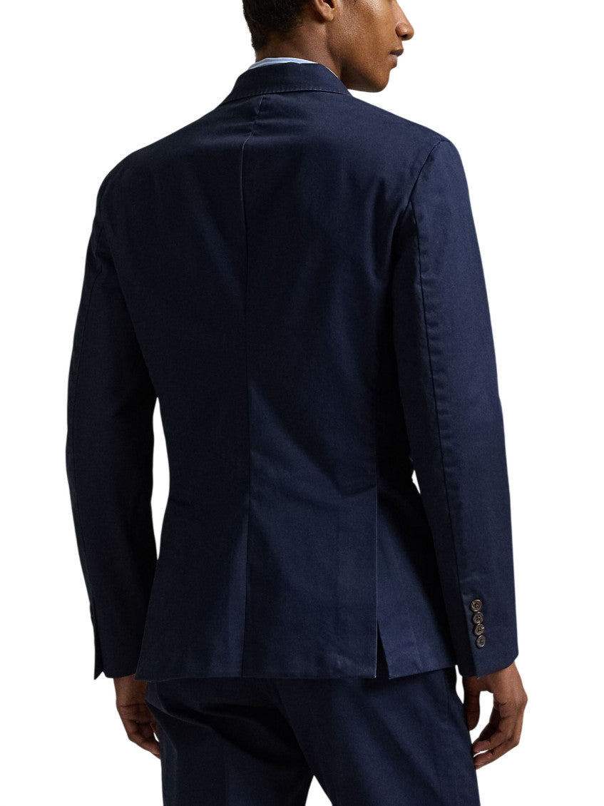Navy Blue Solid Blazer 3
