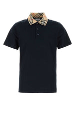 Navy Blue Solid Polo 1