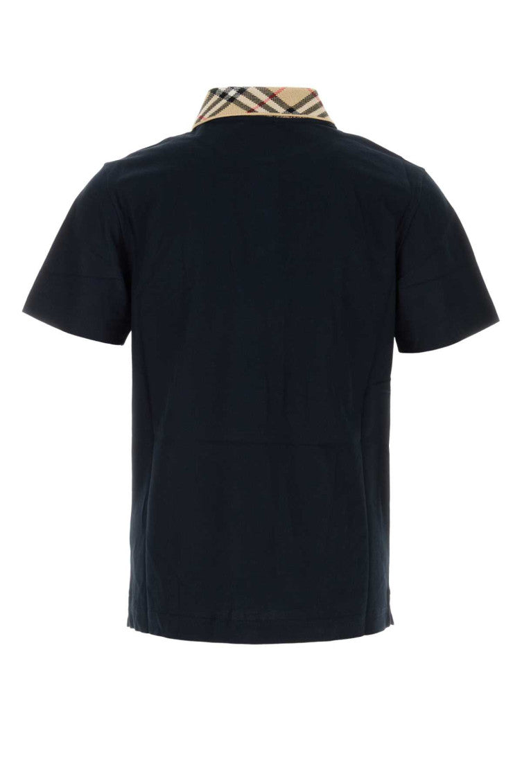 Navy Blue Solid Polo 2