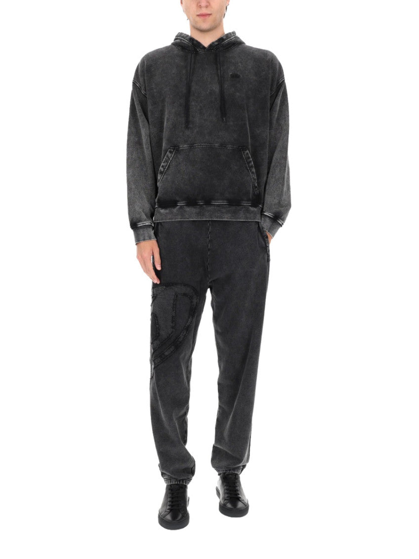 Black Relaxed Elasticated Pants 2