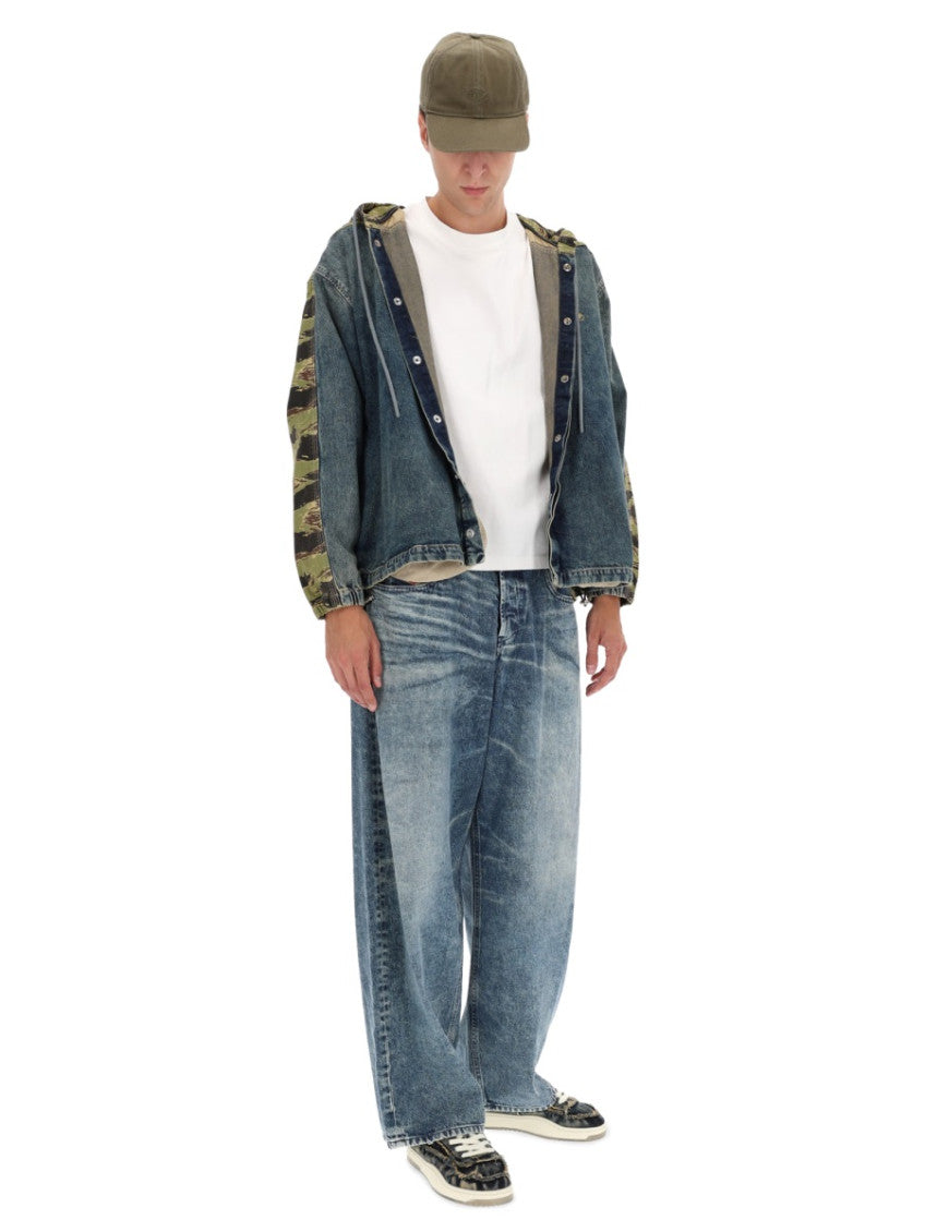 Blue Camo Hood Jacket 2