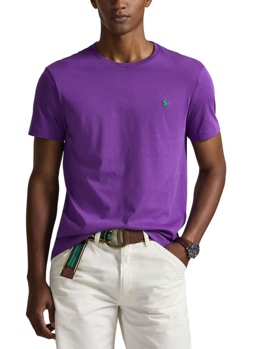 Purple Crew Neck T-Shirt 2