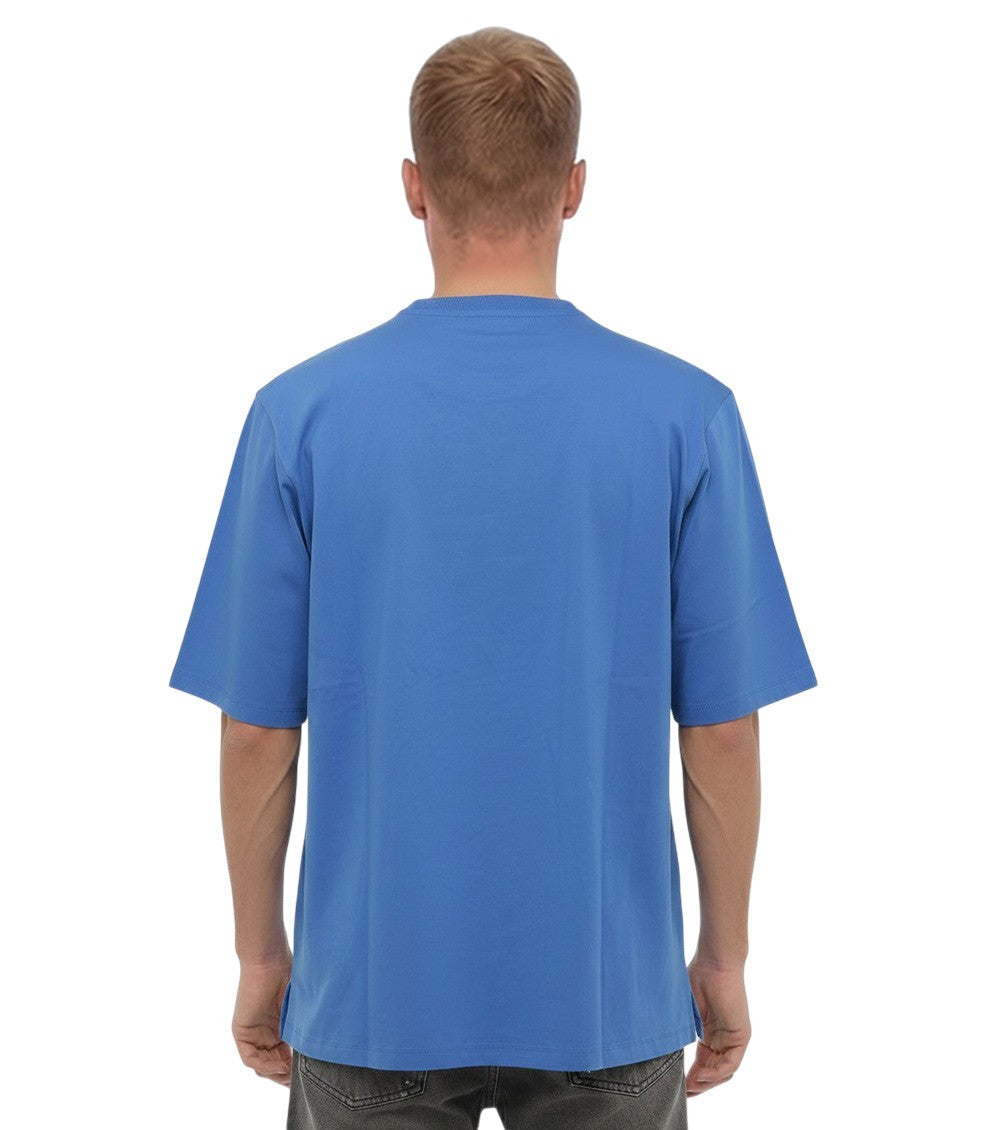 Blue Crew Neck T-Shirt 2
