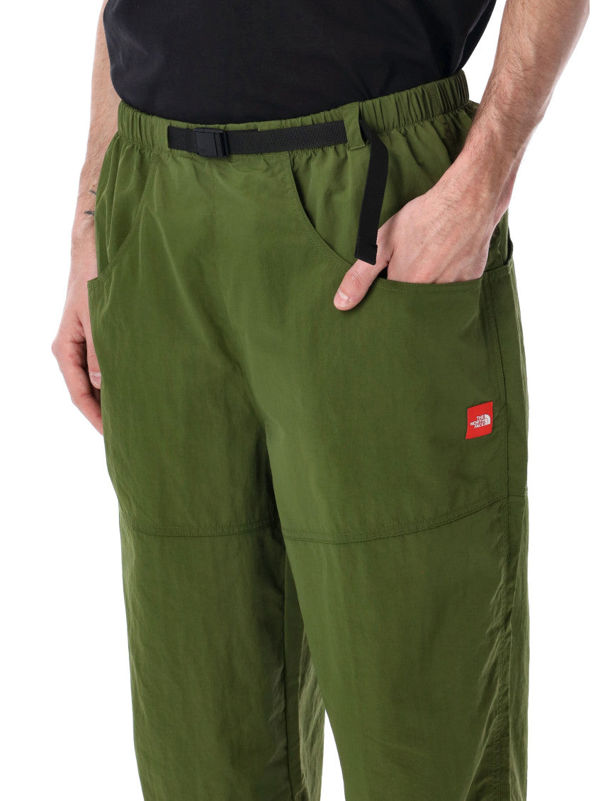 Green Relaxed Solid Trousers 3