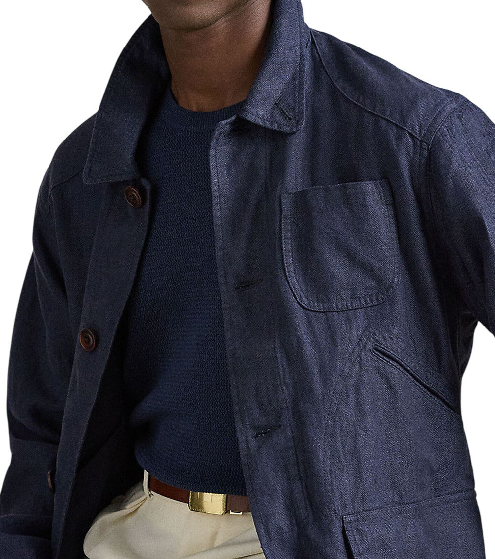 Navy Blue Regular Jacket 2