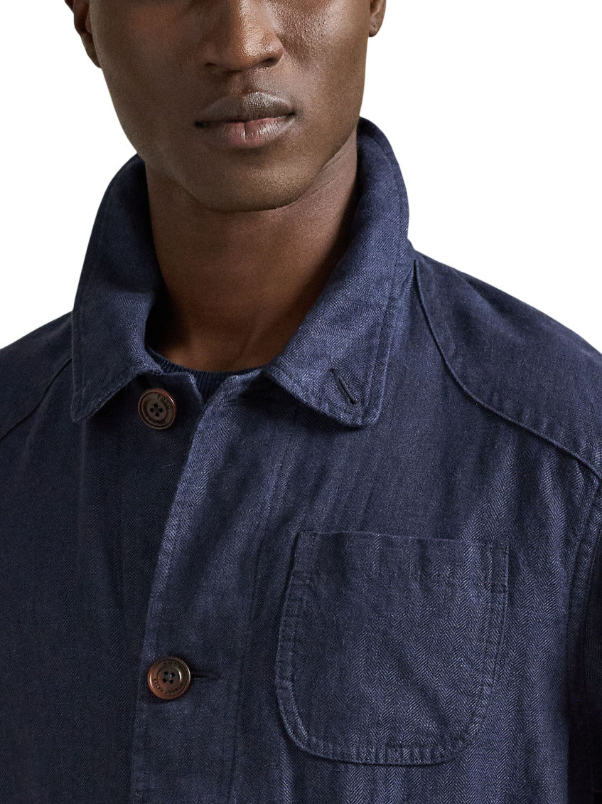 Navy Blue Regular Jacket 4