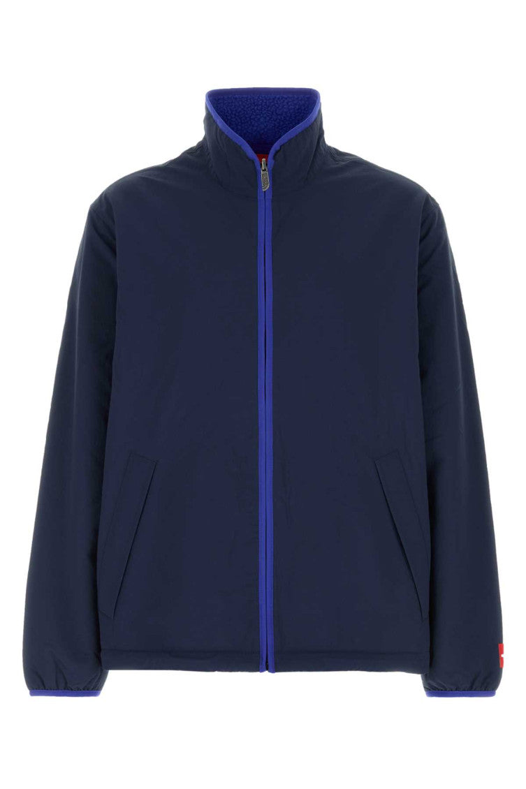 Navy Blue Solid Jacket 1