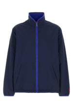 Navy Blue Solid Jacket 1
