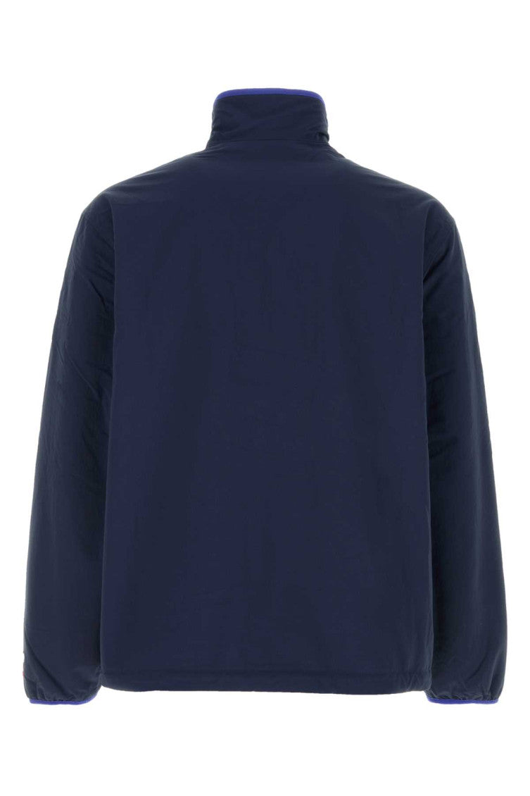 Navy Blue Solid Jacket 2