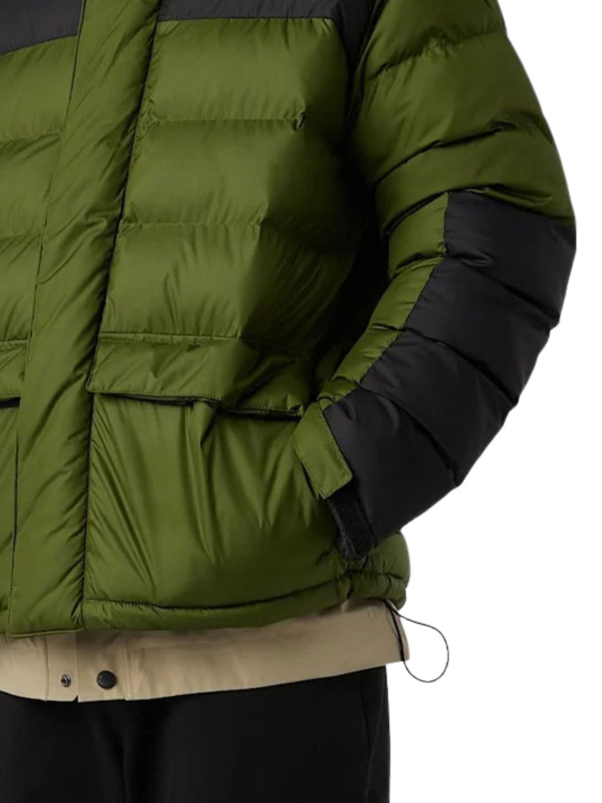 Green Color Block Jacket 3