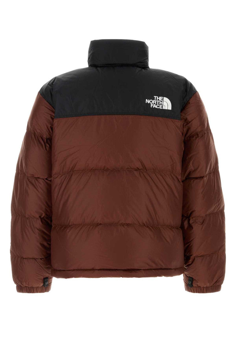 Dark Brown Color Block Jacket 2