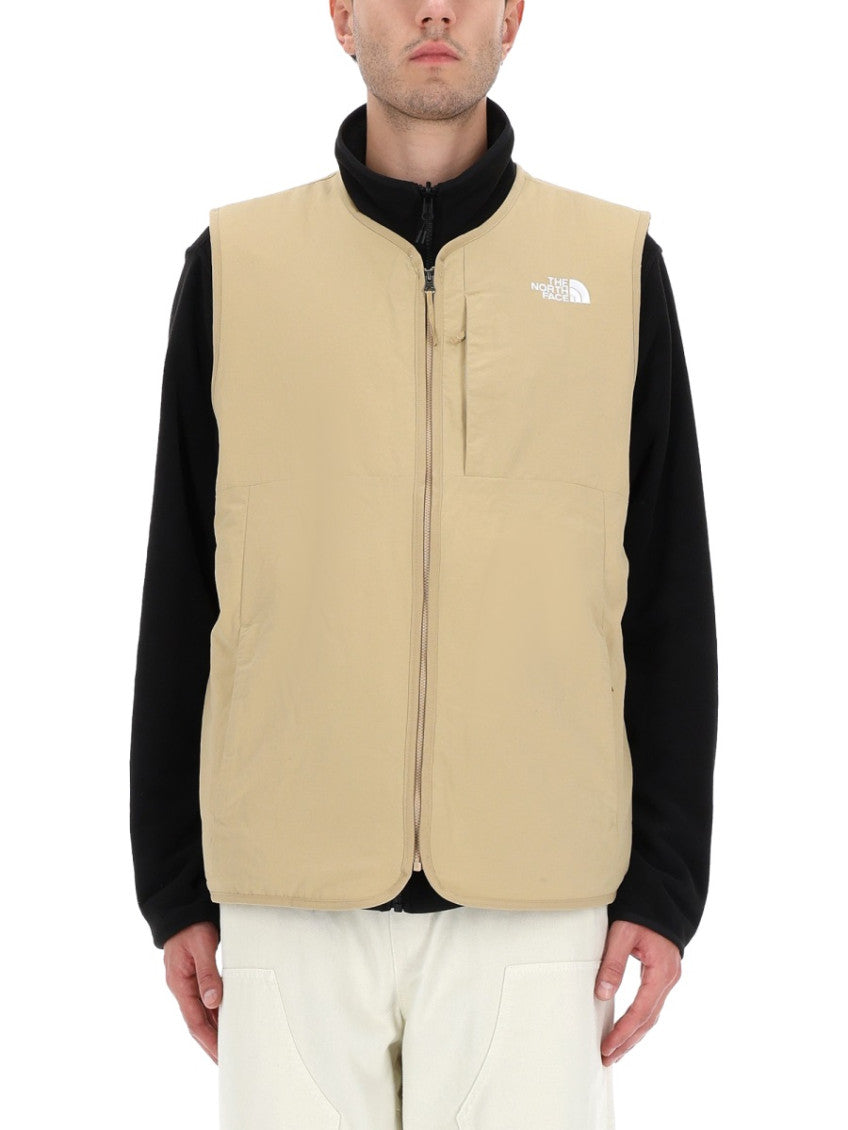 Beige Crew Neck Jacket 1