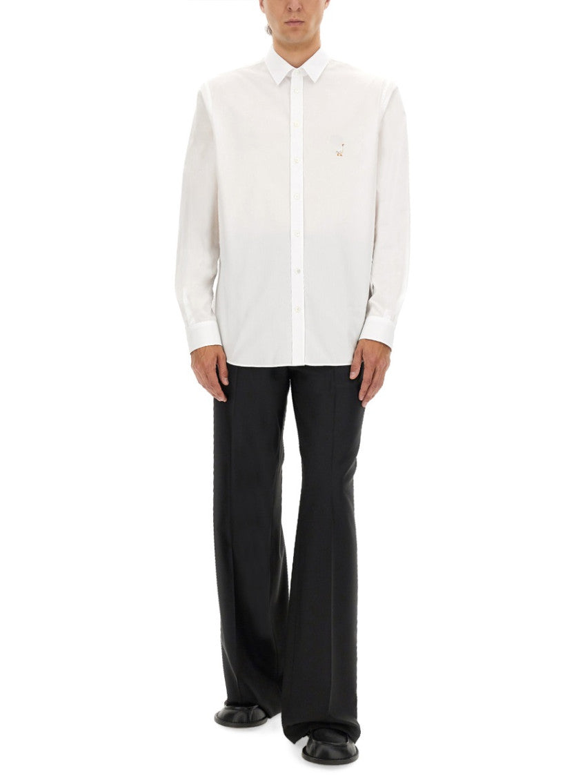 White Regular Poplin Shirt 2