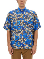 Blue Relaxed Floral Shirt 1
