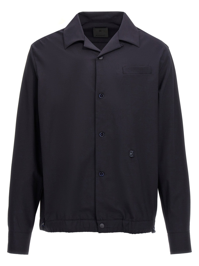 Blue Logo plaque shirt 1
