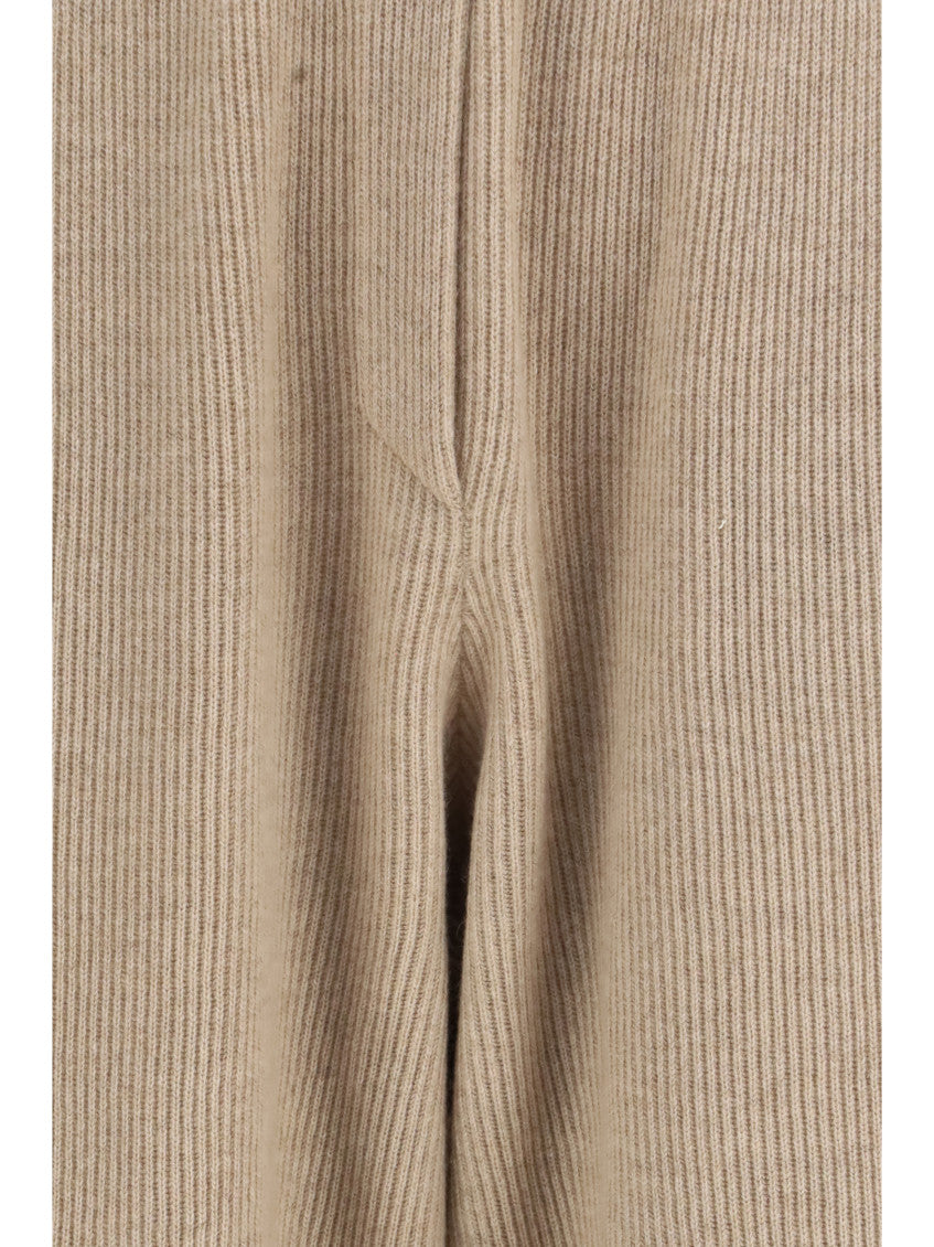 Beige Relaxed Elasticated Pants 3