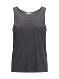 Grey Embellished Round Neck Top 1