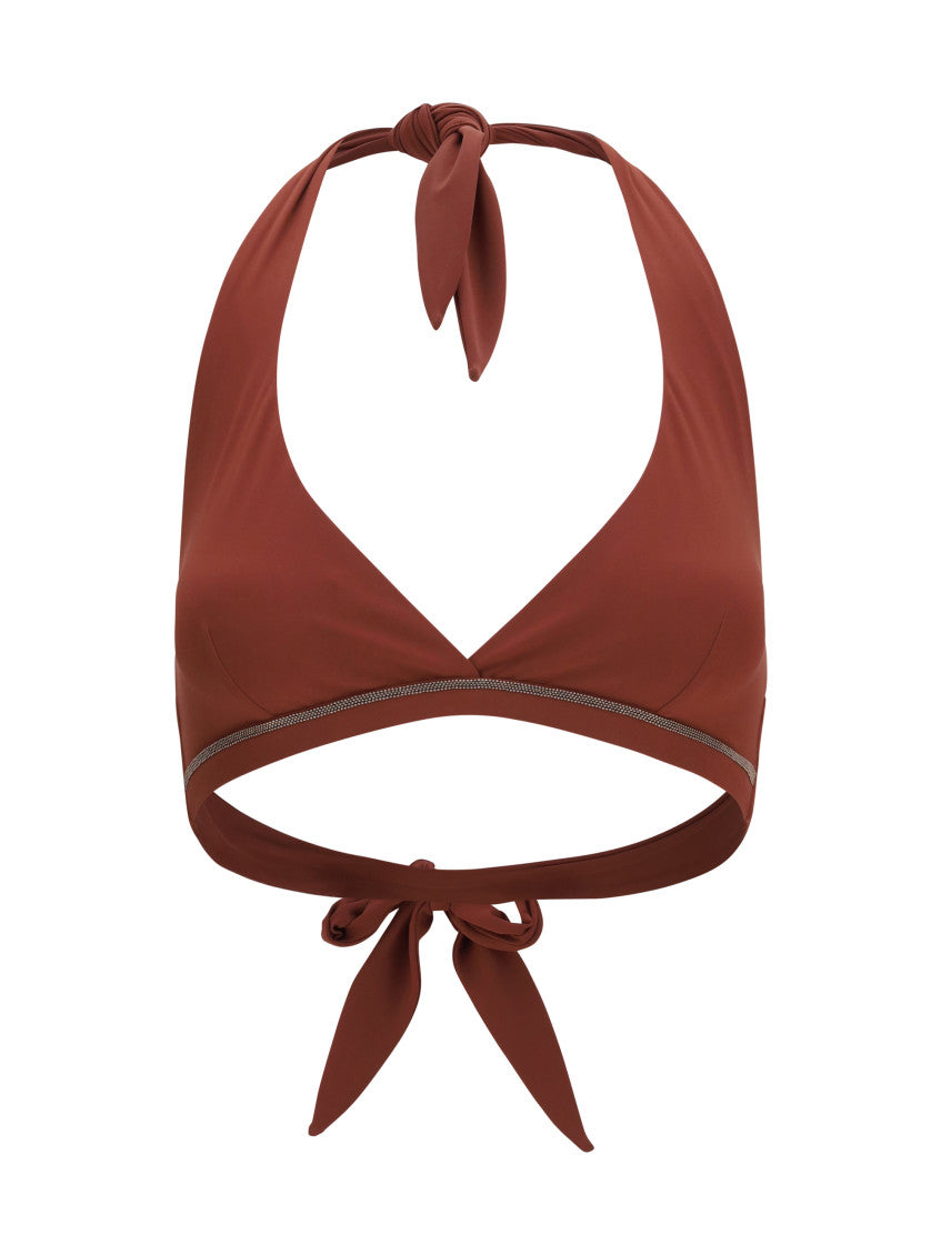 Red Embellished Swimwear 1