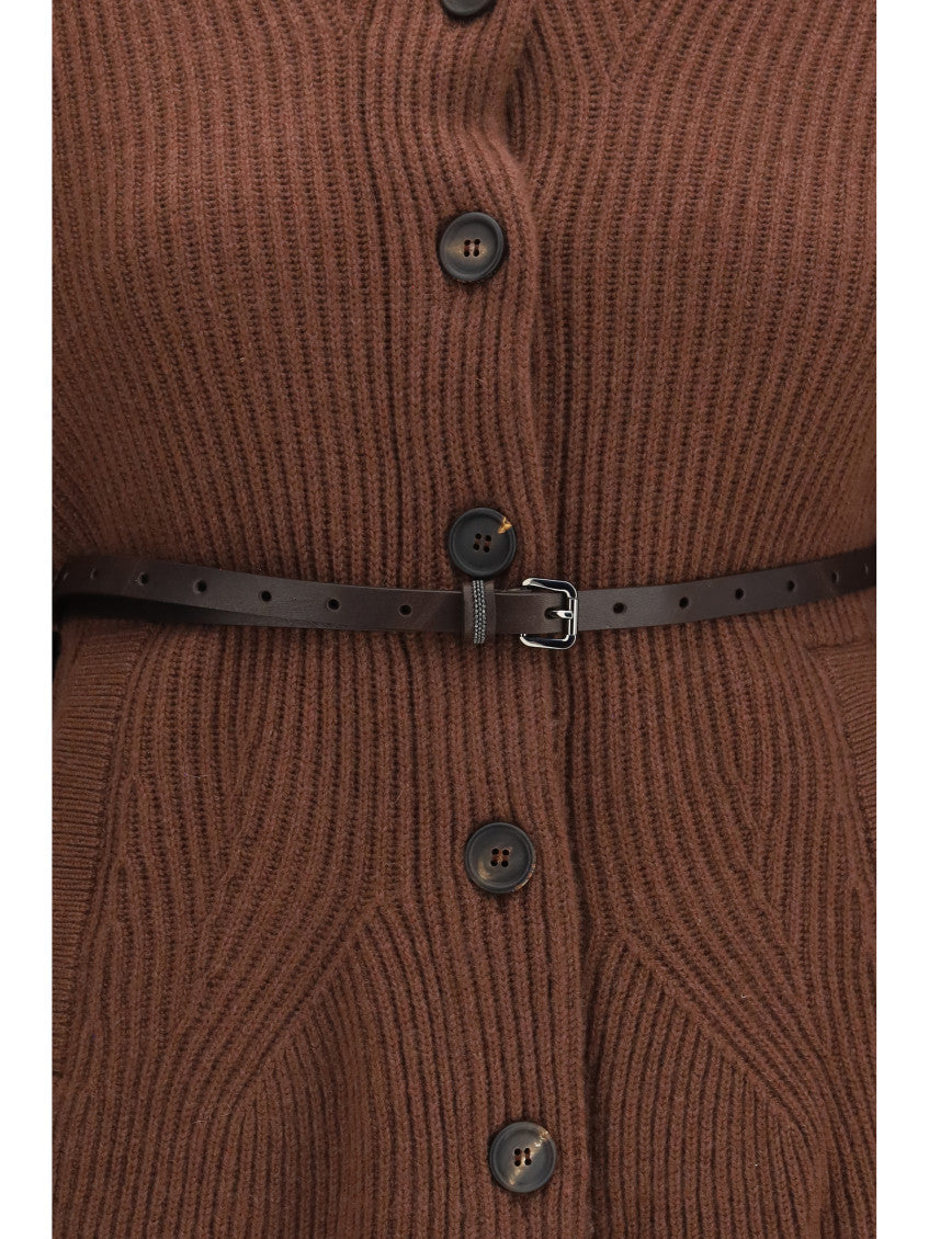 Brown Knitted Turtle Neck Sweater 3