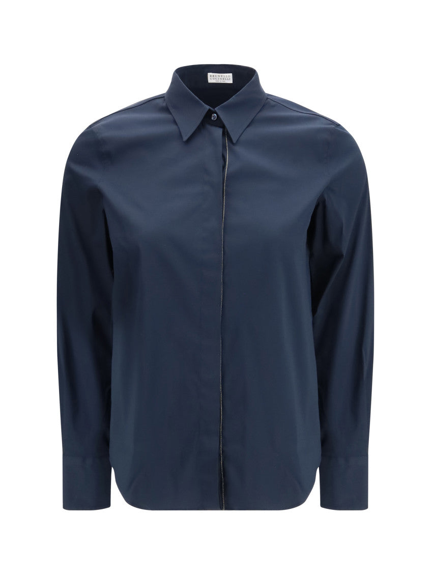 Blue Regular Solid Shirt 1