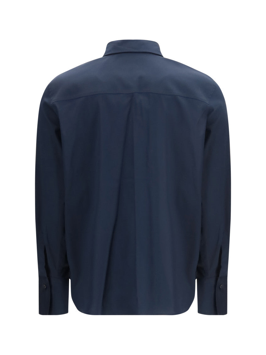 Blue Regular Solid Shirt 2