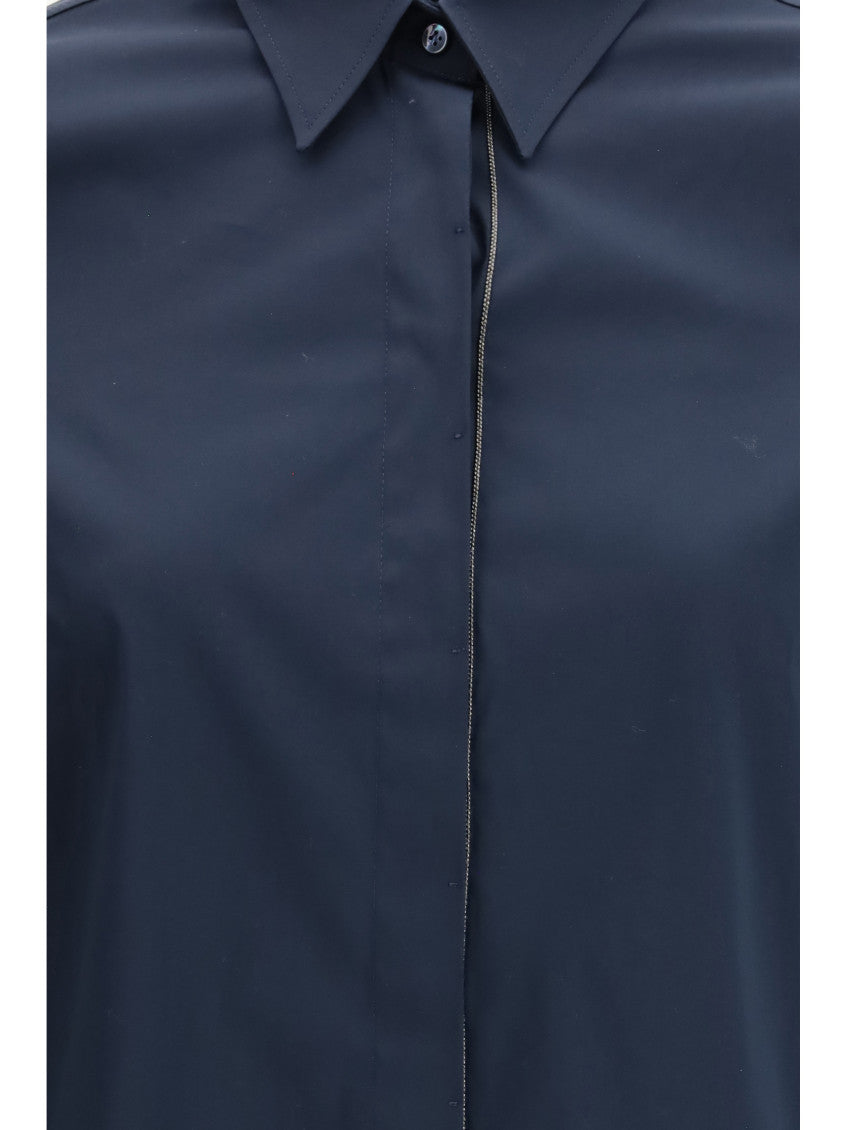 Blue Regular Solid Shirt 3