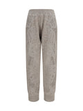 Beige Relaxed Elasticated Pants 1