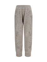 Beige Relaxed Elasticated Pants 1