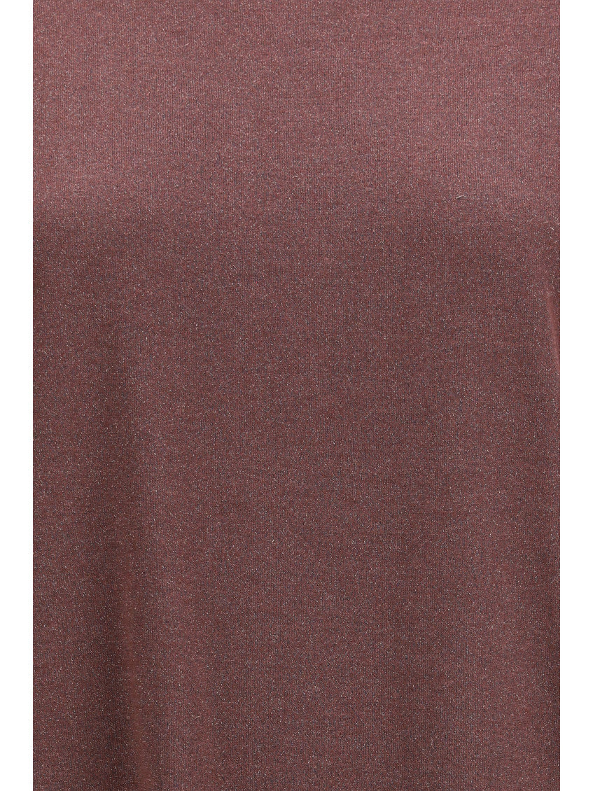 Brown Solid Crew Neck T-Shirt 3