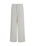 White Flared High Rise Jeans 1