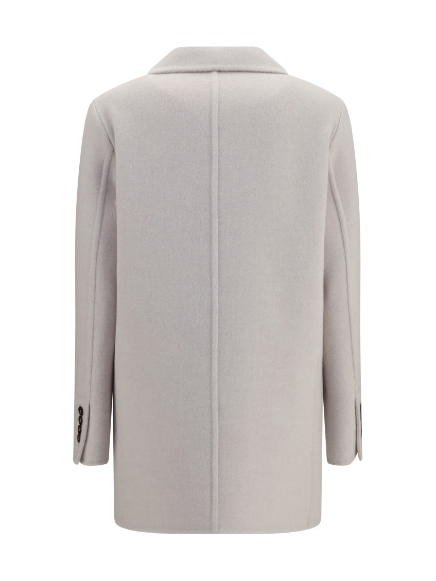 Grey Notched Lapel Blazer 2