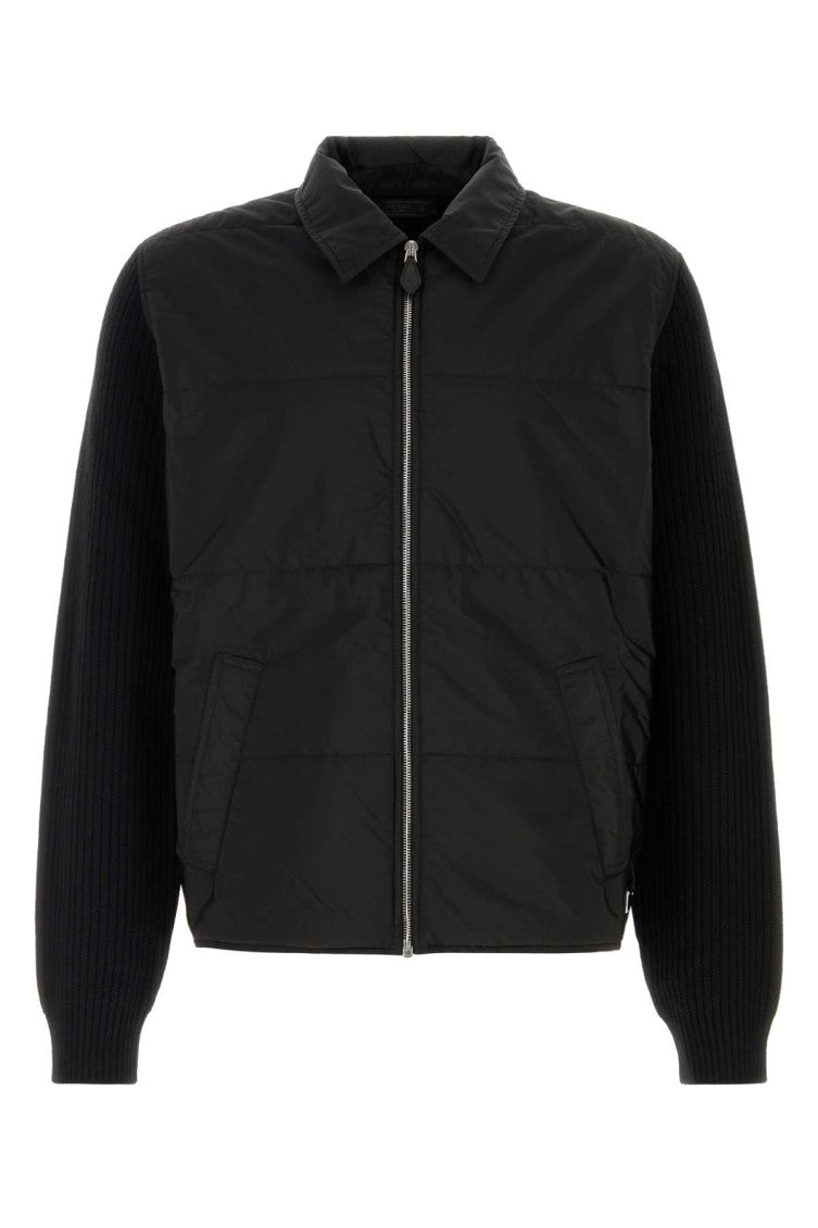 Black Zip-Up Cardigan 1