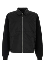 Black Zip-Up Cardigan 1