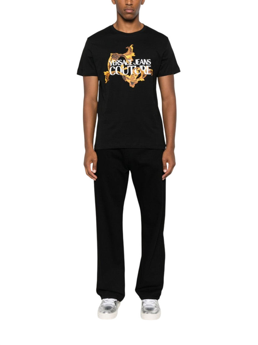 Black Crew Neck T-Shirt 2